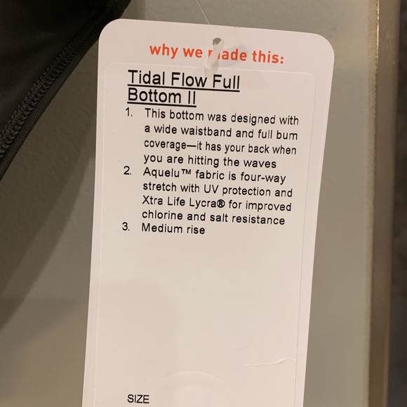 Lululemon tidal flow bottom 6 nwt - Picture 4 of 7